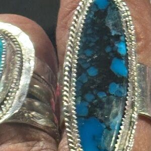 Ithaca Peak, turquoise sterling silver ring